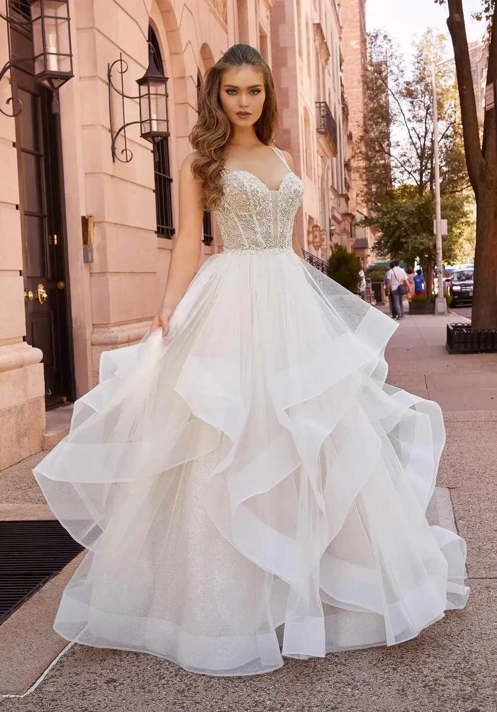 Image 30: Model wearing a gown by Pronovias